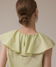 GRACE CONTINENTAL フリルカラートップ