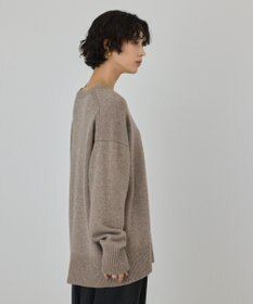 GRACE CONTINENTAL イレヘムブローチニットトップ
