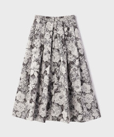 GRACE CONTINENTAL アンティークフラワータックスカート