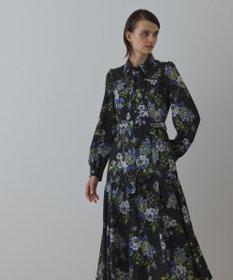 GRACE CONTINENTAL ブーケフラワープリントワンピース