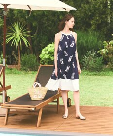 GRACE CONTINENTAL マリンホルタードレス