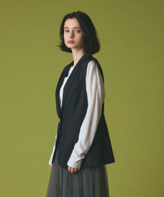 GRACE CONTINENTAL シルクツイルジレ