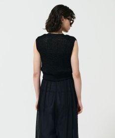 GRACE CONTINENTAL チュールフリルニットベスト