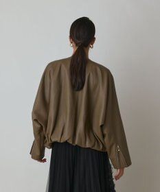 GRACE CONTINENTAL フェイクレザーライダース