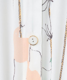 GRACE CONTINENTAL セーラープリントワンピース