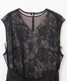 GRACE CONTINENTAL レイヤードレースタイドレスワンピース レイヤードレースドレス / GRACE CONTINENTAL | GRACE