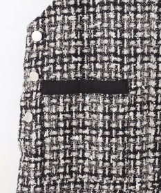 GRACE CONTINENTAL ミディツイードジャンパースカート