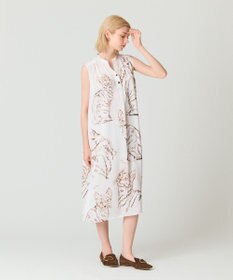 GRACE CONTINENTAL ドローイングキャットワンピース