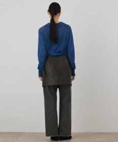 GRACE CONTINENTAL フェイクレザーラップスカート