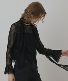 GRACE CONTINENTAL レースボウタイブラウス