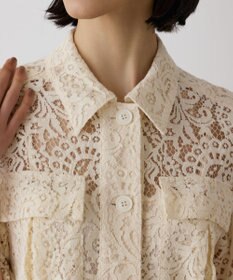 GRACE CONTINENTAL コードレースジャンプスーツ