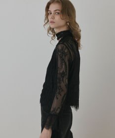 GRACE CONTINENTAL レースボウタイブラウス