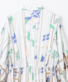 GRACE CONTINENTAL セーラープリントワンピース