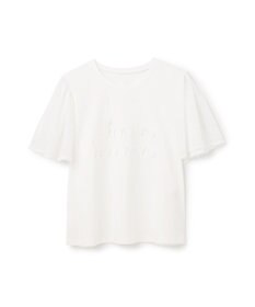 GRACE CONTINENTAL レースロゴTシャツ