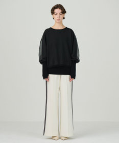 GRACE CONTINENTAL シアーニットトップ