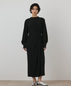 GRACE CONTINENTAL シルクデシンドレープワンピース