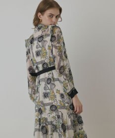 オーナメントフラワープリントワンピース / GRACE CONTINENTAL