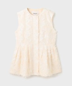 GRACE CONTINENTAL カットジャガードジレ