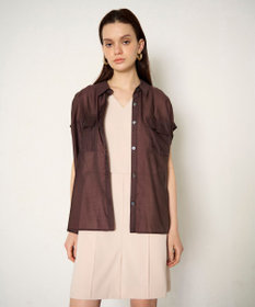 GRACE CONTINENTAL ギャザーシャツ