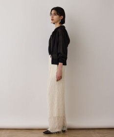 GRACE CONTINENTAL シアーニットパーカー