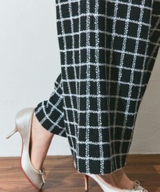 GRACE CONTINENTAL ツイードイージーパンツ