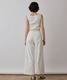 GRACE CONTINENTAL ストレッチワイドパンツ