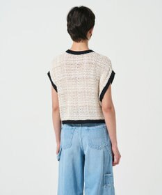 GRACE CONTINENTAL ショートニットベスト