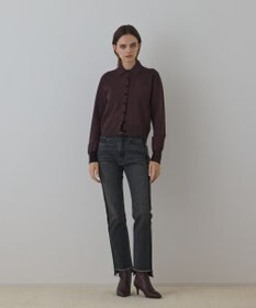 GRACE CONTINENTAL ラインスリムデニムパンツ