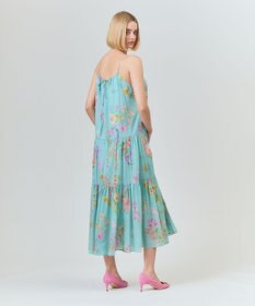 GRACE CONTINENTAL ボタニカルティアードドレス