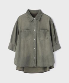 GRACE CONTINENTAL ツイルハーフスリーブシャツ