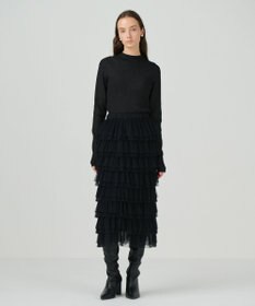 GRACE CONTINENTAL ラメハイゲージニットトップ