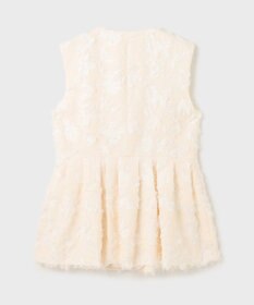 GRACE CONTINENTAL カットジャガードジレ