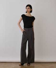 GRACE CONTINENTAL スパンコールリブトップ