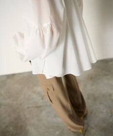 GRACE CONTINENTAL ドルマンボリュームシャツ