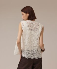 GRACE CONTINENTAL レース刺繍ベスト