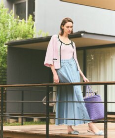 GRACE CONTINENTAL サーキュラーデニムスカート