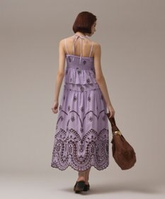 GRACE CONTINENTAL カットワークマキシドレス