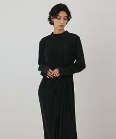 GRACE CONTINENTAL シルクデシンドレープワンピース