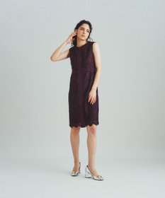 GRACE CONTINENTAL レースタイトドレス