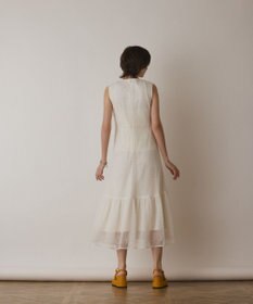 GRACE CONTINENTAL メッシュロングワンピース