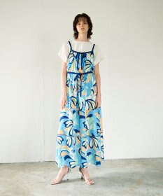 GRACE CONTINENTAL キカバードプリントワンピース