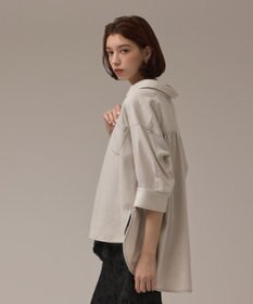 GRACE CONTINENTAL ツイルハーフスリーブシャツ