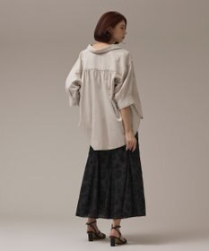 GRACE CONTINENTAL ツイルハーフスリーブシャツ