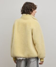 GRACE CONTINENTAL ウールボアスタンドカラージャケット