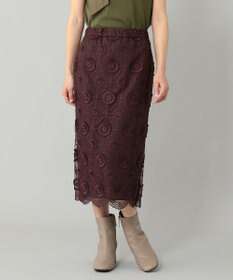 チュール刺繍タイトスカート / GRACE CONTINENTAL | GRACE CONTINENTAL