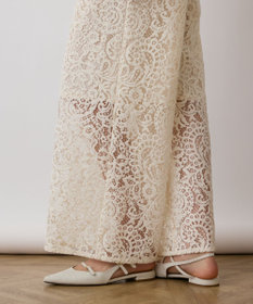 GRACE CONTINENTAL コードレースジャンプスーツ