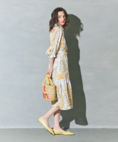 GRACE CONTINENTAL キカヨットプリントワンピース