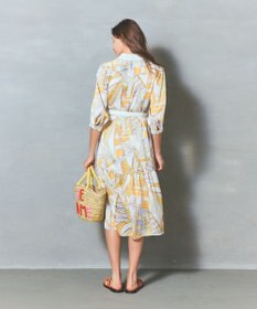 GRACE CONTINENTAL キカヨットプリントワンピース