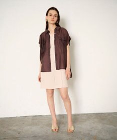 GRACE CONTINENTAL ギャザーシャツ