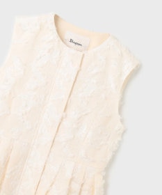 GRACE CONTINENTAL カットジャガードジレ